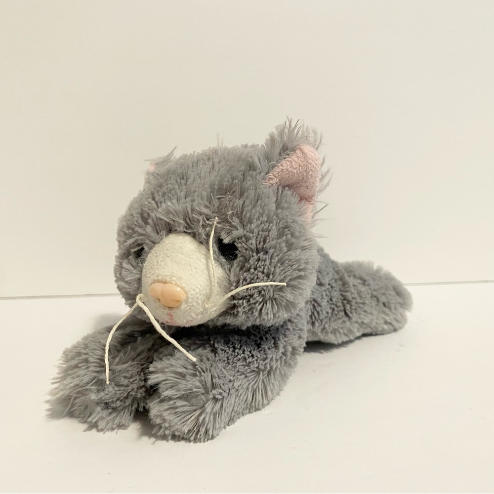 Unipak Grey Cat Plush Mini 6” Stuffed Animal Toy Small Kitty
